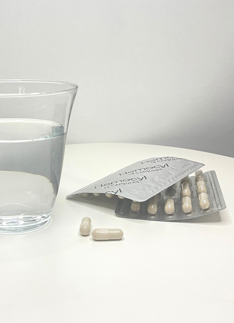 Hemocyl oral capsules blister
